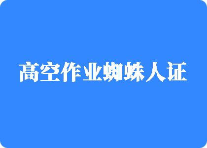 97熟女操逼网站高空作业蜘蛛人证